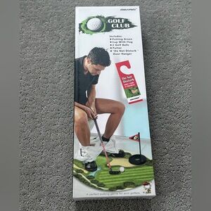 NEW Goodlysports Toilet Golf Club Sport Toys Set Novelty Gag Gift New Sealed